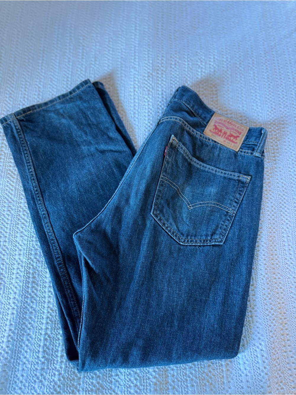 Levi's 505 Men's Deep Blue Straight Jeans size 36